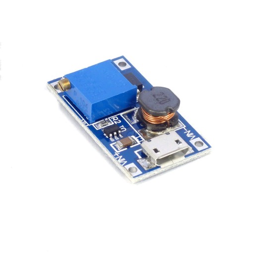 Prevodník s micro USB MT3608 4-28V 2A step-up reguláciou