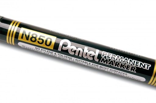 PENTEL N850 PERMANENTNÝ ZNAČOVAČ okrúhly ČIERNA