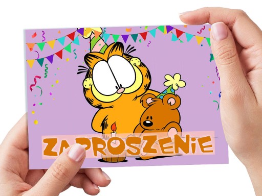 POZVÁNKA NA NARODENINY DIEŤA GARFIELDA + OBÁLKA ZDARMA