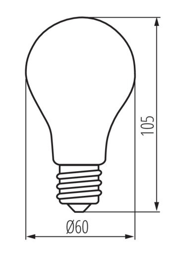 Ozdobná LED žiarovka E27 10W