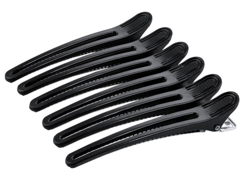 Sponky Kadernícke Sponky HLINÍKOVÉ Sponky 6 kusov, 10 cm Poniky