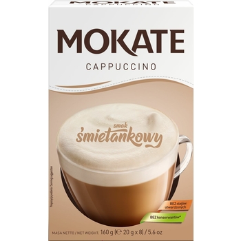 MOKATE CAPPUCINO S PRÍCHUŤOU KRÉMU 20GX8 ..