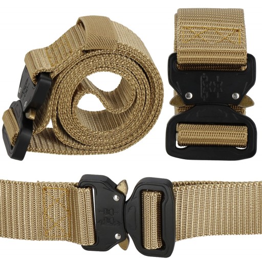 VOJENSKÝ TAKTICKÝ OPASOK na nohavice SURVIVAL vojenský opasok QR BUCKLE silná