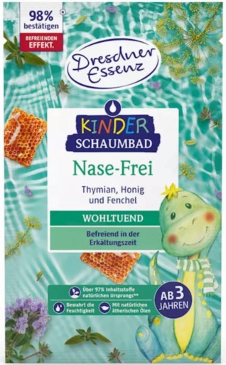 VOĽNE DÝCHAJTE PRE DETI kvapalina do kúpeľa 40ml - DRESDNER ESSENZ