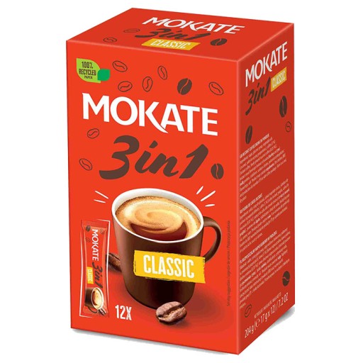 Káva Mokate 3v1 12ks x 17g