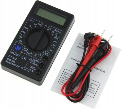 DIGITÁLNY METER PRESNÝ MULTIMETER + KÁBLE