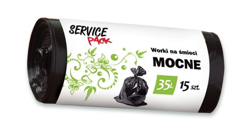 Vrecia na odpadky, LDPE odpadkový kôš, Set 35L, 15 ks
