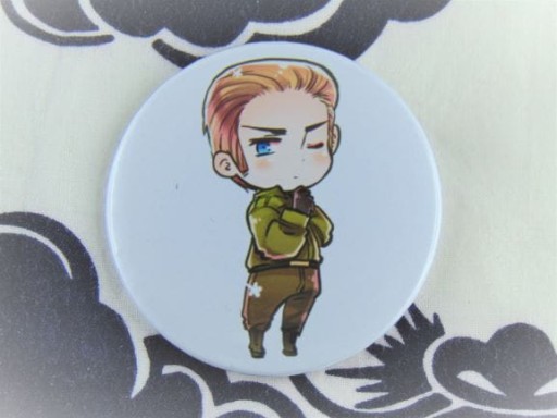 Hetalia Germany 58mm anime špendlík