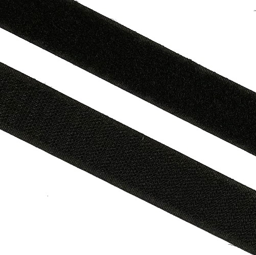 VELCRO VELCRO VELCRO PÁSKA OBOJSTRANNÁ SILNÁ ČIERNA - 25mm