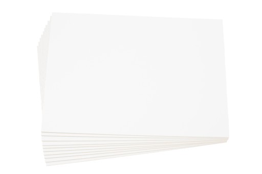 10x HDF Biela - 3mm - A4 297x210mm - rezanie laserom