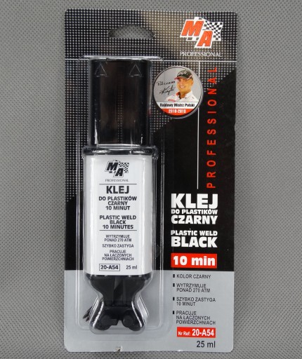 ČIERNE PLASTOVÉ LEPIDLO 25ML - MOJE AUTO