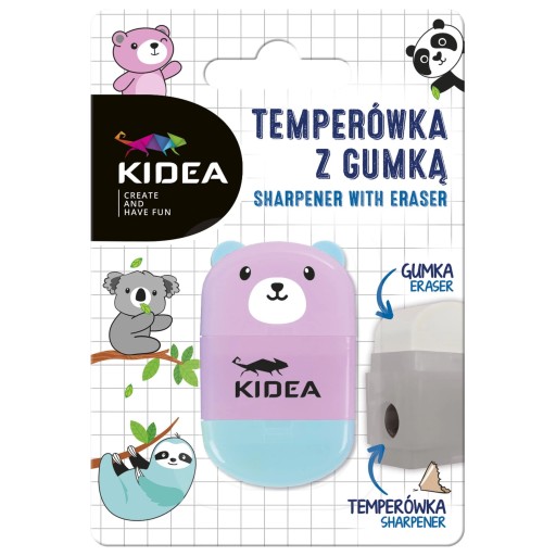 Orezávatko na medvedíka Kidea Pink s gumou