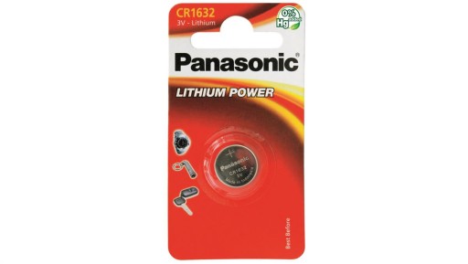 Panasonic lítiová batéria 3V CR1632 1 ks.