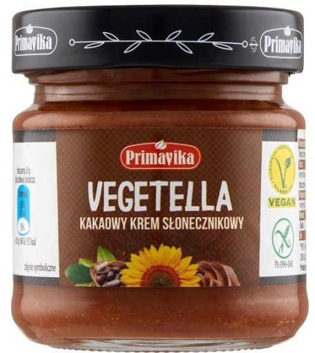 PRIMAVIKA Vegetella - kakaový slnečnicový krém 1