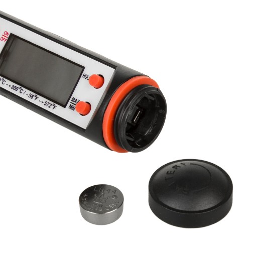 ELEKTRONICKÝ KUCHYŇSKÝ TEPLOMER POTRAVINÁRSKA SONDA MÄSO VODA -50°C +300°C