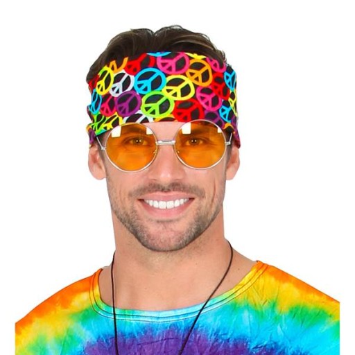 RAINBOW PACIFIC BANDANA WOODSTOCK HIPPY FAREBNÝ