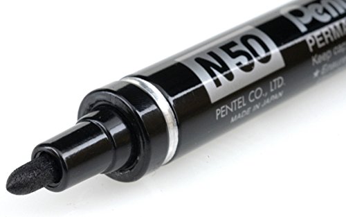 PERMANENTNÝ ZNAČOVAČ Pentel N850 ROUND BLACK