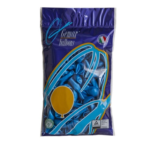 Pastelové námornícka modrá párty balóny Malé mini balóniky 13 cm 100 ks.