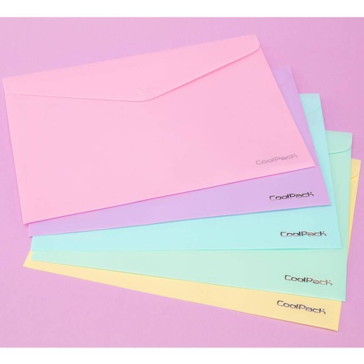 Obálkový priečinok na dokumenty A4 PASTEL PURPLE, fialový CoolPack (81193CP)