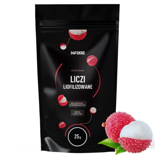 Liči sušené mrazom 25g celé HiFOOD PREMIUM
