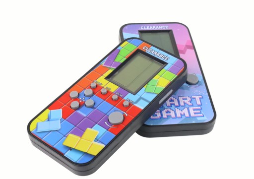 Elektronická logická hra Tetris Telefón 2 farby