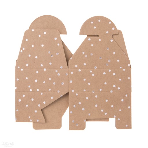SKLADACIE KRABIČKY NA CUKROVINKY 6X7,5X2,5 CM BODKY