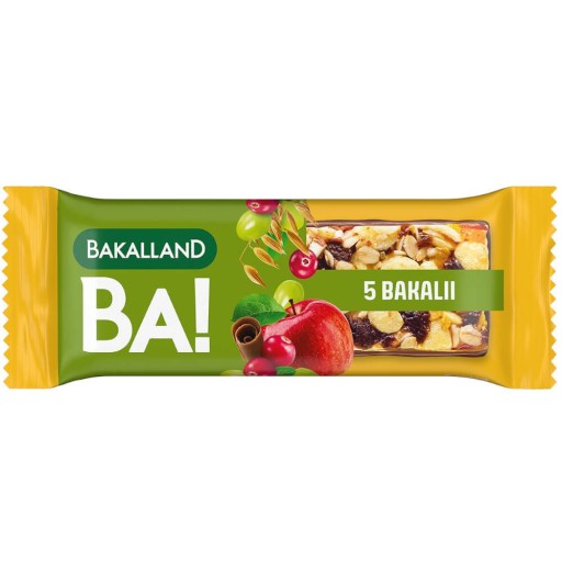 Cereálna tyčinka Bakalland BA! 5 sušeného ovocia 40G OVS