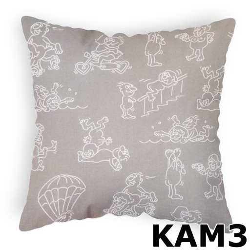 Obliečka na vankúš 40x40 - vzor KAMASUTRA Dar