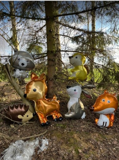 Fóliový balón Fox Fox Forest Animals Birthday