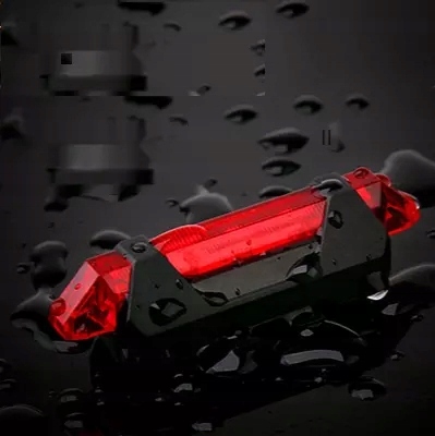 VÝKONNÁ LED ZADNÁ BICYKLE LAMPA USB 15H iLIGHT PRO