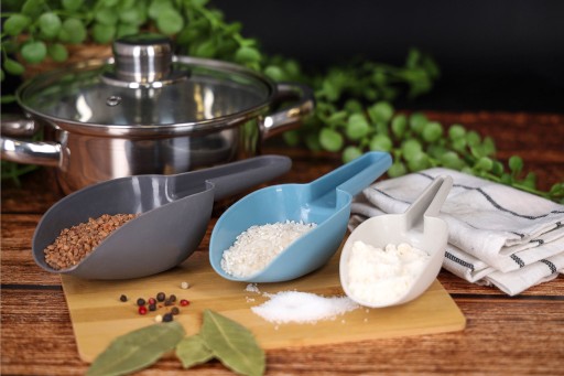 Stierka, lyžica na naberanie vločiek, 3 ks