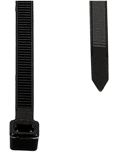 Sťahovacie pásky 4,6x250mm Čierna 100 ks