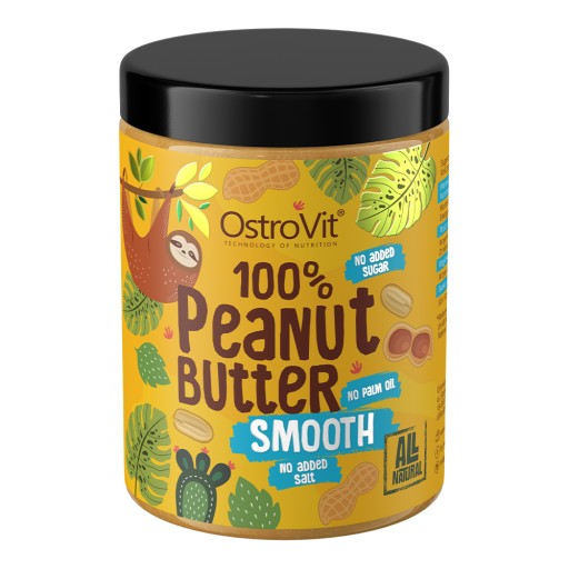 OSTROVIT ARAŠIDOVÉ MASLO 100% 1000g HLADKÉ 1kg