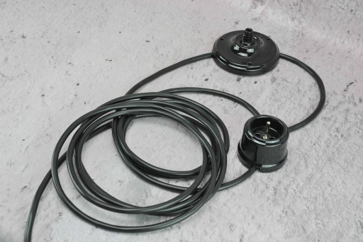 Čierny kábel, čierny povrchový kábel 3x1,5mm LOFT