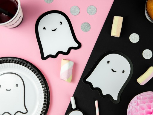 Obojstranná papierová dekorácia Merry Ghost 12 ks