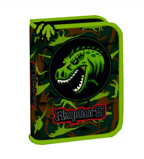DVOJNÁSOBNÉ PUZDRO NA PEŇAŽ BEZ VÝBAVY DINOSAUR