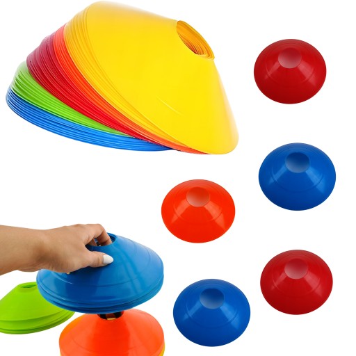 Tréningové kužele, hríbové taniere, sada 5 kusov, flexibilné PRO kužele