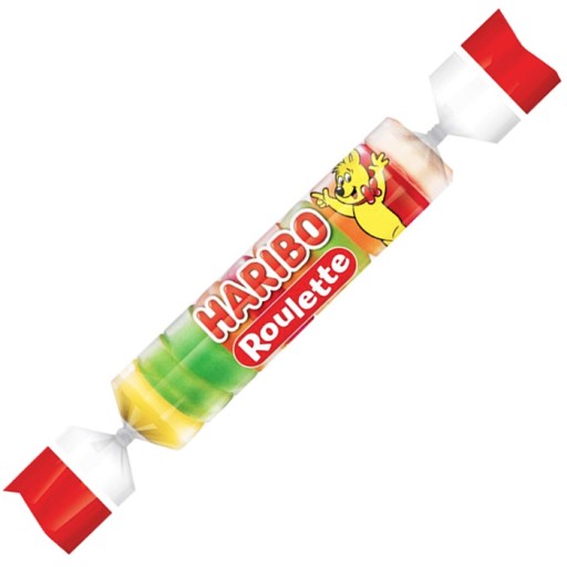 HARIBO RULETA OVOCNÉ ŽELÉ KRUHY KRUHY 25G