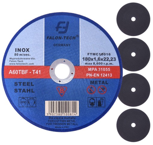 INOX DISK 180X1,6mm NA REZANIE KOVOVEJ OCELE LIATINY INOX DROT 180MM 1,6MM