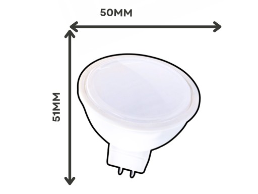 Lunomi MR16 LED žiarovka 230V studená 4W