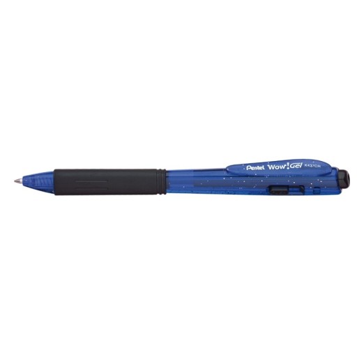 Pentel K437CR gélové pero 0,7 mm WOW modré