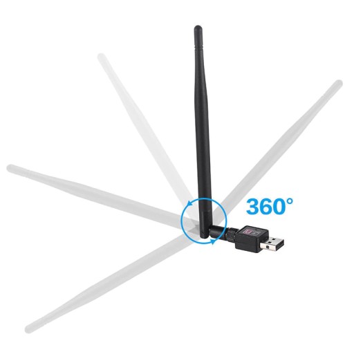 WIFI SIEŤOVÁ KARTA USB WI-FI ADAPTÉR + PL ANTÉNA