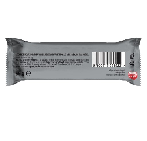 BAKALLAND Vanilková proteínová tyčinka bez cukru 35g