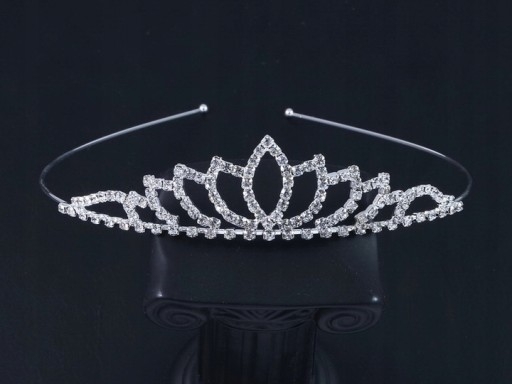 DIADEM TIARA svadobné CROWN zdobenie vlasov spoločenstvo