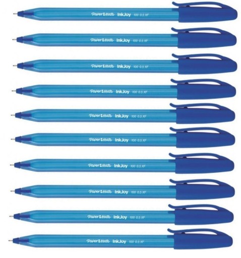 Paper Mate InkJoy 100 XF guľôčkové pero modré 5 ks