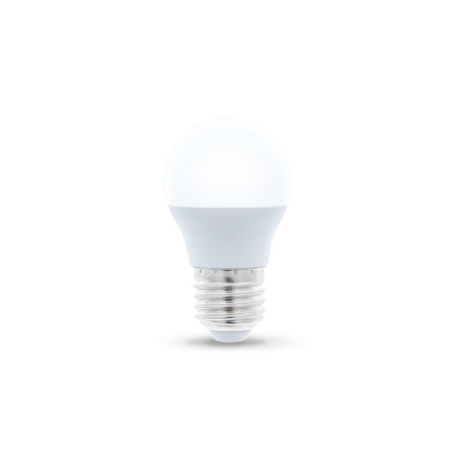 E27 6W teplá biela guľová LED žiarovka G45