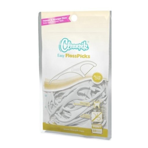 CLEANPIK Easy FlossPicks špáradlá na nite 50 ks.