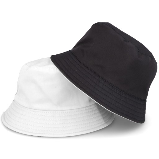 BUCKET HAT biely