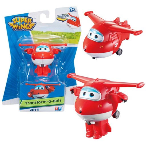Super Wings transformačný robot Jett lietadlo 5cm