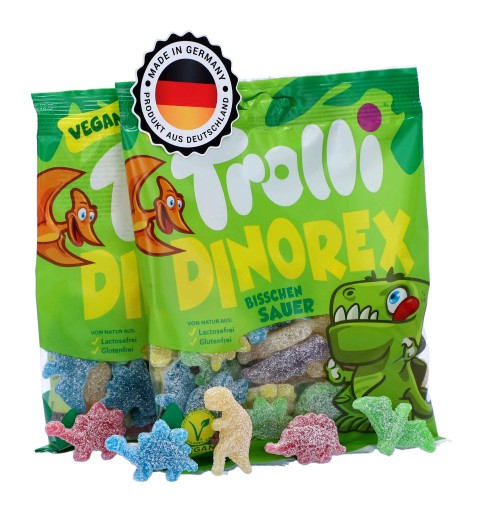 TROLLI DinoRex kyslé Dinosaurs ovocné želé 150g